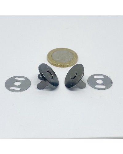 Boutons pression magnétiques, Ø 18 mm, minces
