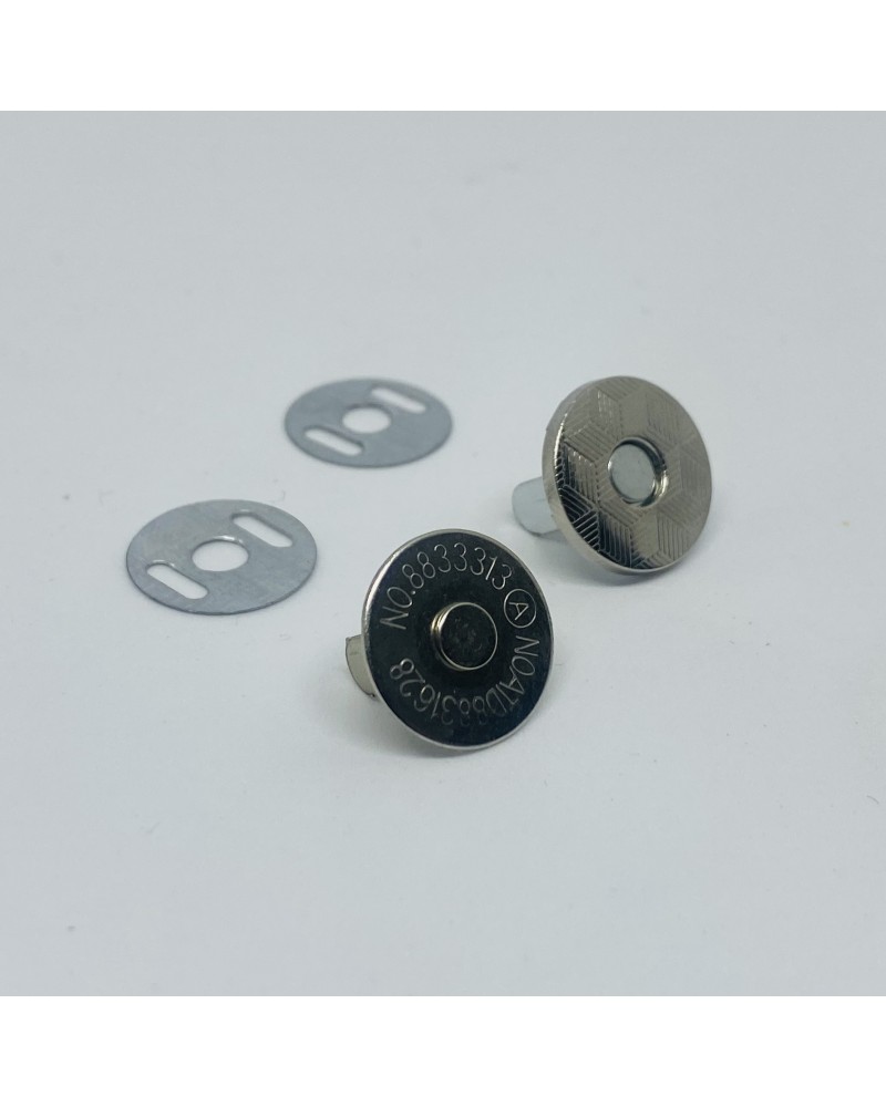 Boutons pression magnétiques ronds, Ø 18 mm